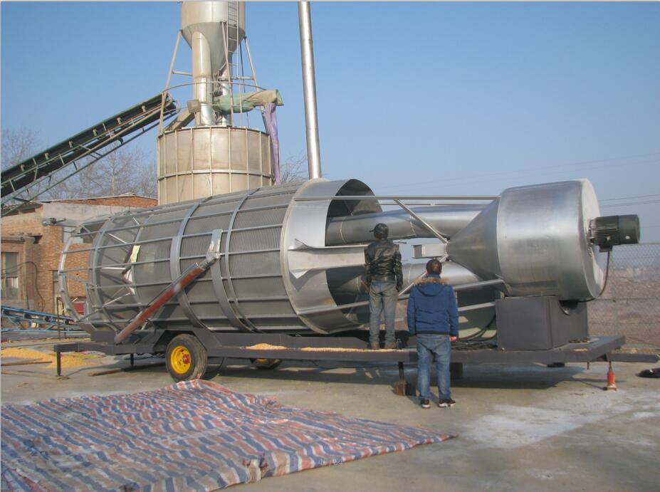 小型移動(dòng)式糧食烘干機(jī)烘干塔